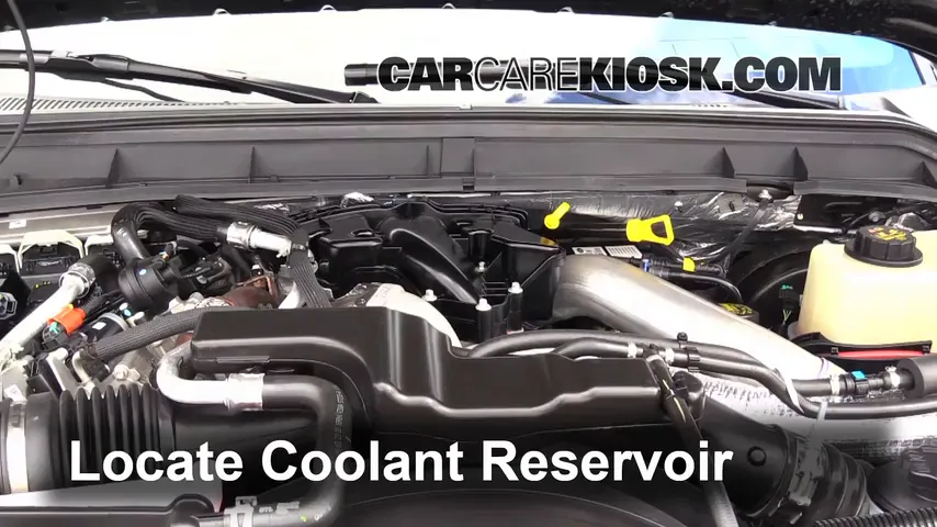 2014 Ford F-350 Super Duty King Ranch 6.7L V8 Turbo Diesel Coolant (Antifreeze) Flush Coolant